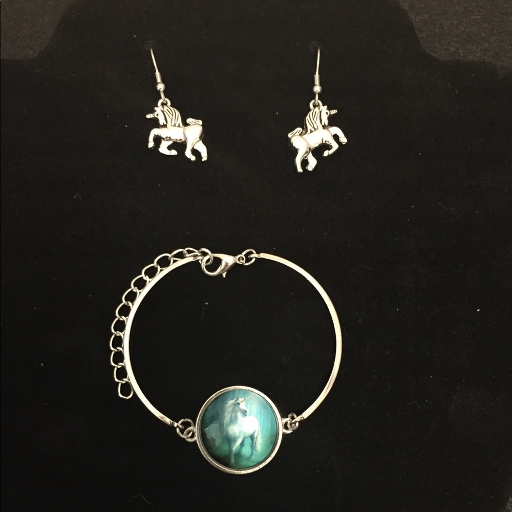 🦄Unicorn🦄 Bracelet & Earrings